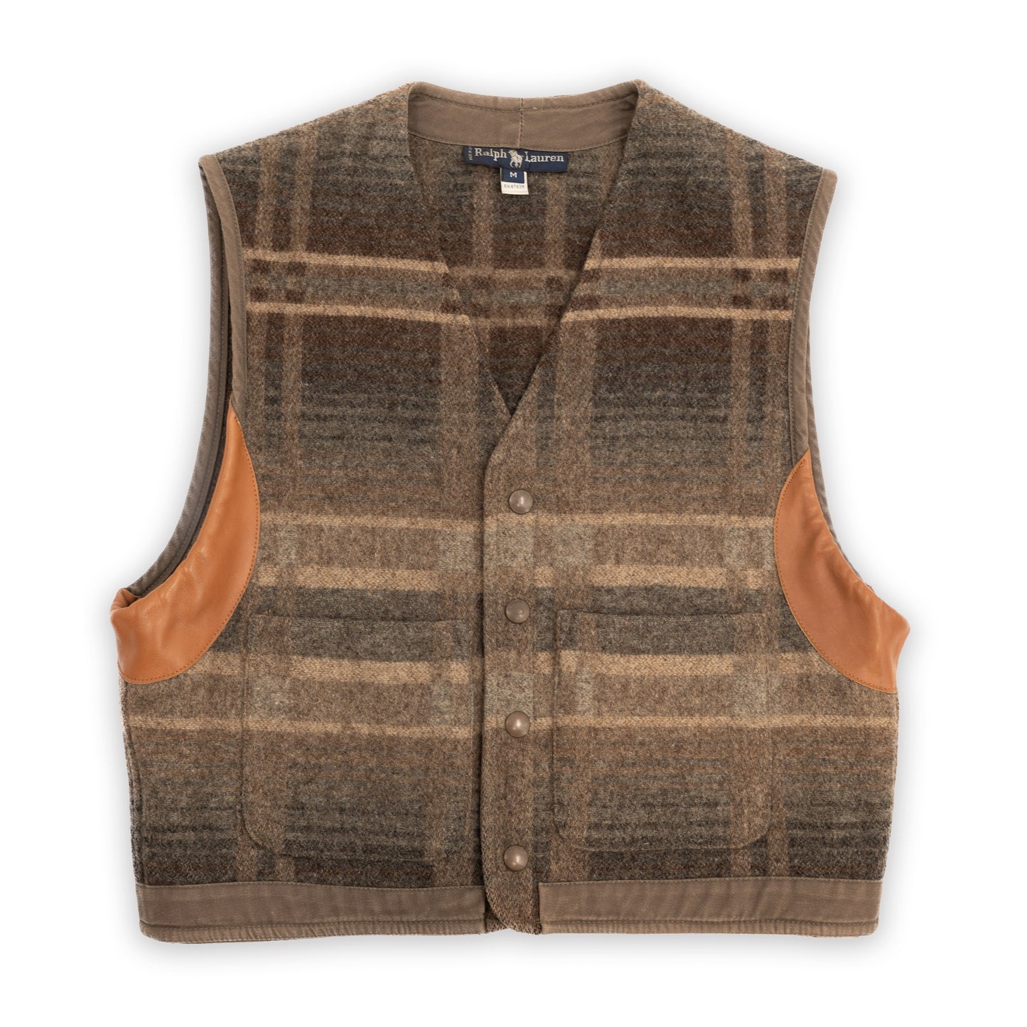 Plaid Wool Vest